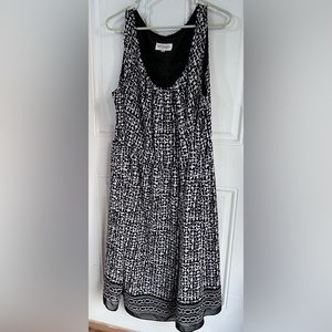 Studio I dress in black and white, size 24W, EUC